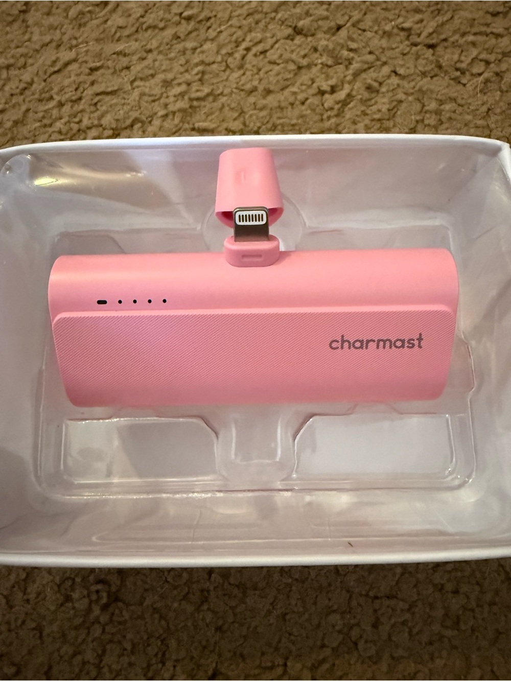 Charmast Pink Portable Power Bank